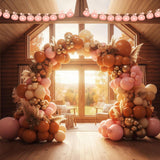 Pink Little Pumpkin Balloon Arch Kit, Burnt Orange Nude Pink Gold Garland, Girl Fall Boho Baby Shower Birthday Party Decor
