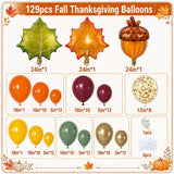 Fall Balloon Garland Arch Kit, Burnt Orange Burgundy Terracotta Sage Green Mustard Gold Balloons, Friendsgiving Autumn Birthday Decor