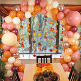 Fall Thanksgiving Balloon Arch Kit, Burnt Orange Yellow Burgundy Balloon Garland, Autumn Harvest Birthday Friendsgiving Party Decor