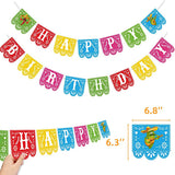 Fiesta Birthday Banner, Mexican Papel Picado Garland, Party Decorations