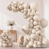 Neutral Cream Beige Balloon Arch Garland Kit, Boho Party Decor