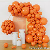 Orange Balloon Garland Arch Kit, Thick Latex Balloons, Birthday Fall Baby Shower Wedding Decor