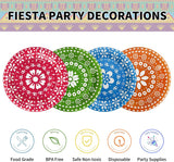 Fiesta Paper Plates, 7 Inch Mexican Party Decorations (48 PCS)