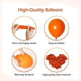 Orange Balloon Arch Kit, Birthday Graduation Baby Shower Party Decorations