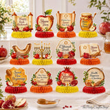 Rosh Hashanah Honeycomb Centerpieces, 12PCS Jewish New Year Table Decorations