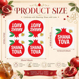 Shana Tova Pomegranate Cocktail Napkins, Rosh Hashanah Jewish New Year Table Decor