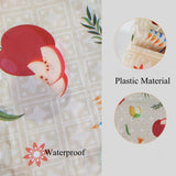 Rosh Hashanah Tablecloths, Shana Tova Waterproof Plastic Covers, Jewish Holiday Party Decor