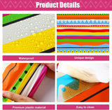 Mexican Fiesta Plastic Tablecloth, Disposable Rectangle Table Cover, Birthday Party Decorations