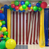 50-Piece Mexican Independence Day Balloons, Red Blue Yellow Green Confetti (12 Inch)
