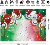 Mexican Independence Day Backdrop 8x6FT, Mexico Flag Fiesta Photo Background, September 16 Party Decorations