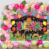 Mexican Fiesta Backdrop 7x5FT, Party Photo Background, Mexican Festival Birthday Baby Shower Wedding Decor