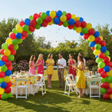 100-Piece Mexican Independence Day Balloons, Red Green Blue Yellow Latex Party Decorations (10 Inch)