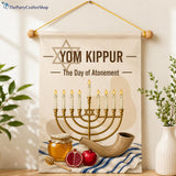 Yom Kippur Garden Flag, Day of Atonement Jewish Holiday Decor (13x18.5 Inch)