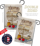 Yom Kippur Garden Flag, Day of Atonement Jewish Holiday Decor (13x18.5 Inch)
