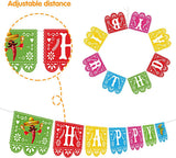Fiesta Birthday Banner, Mexican Papel Picado Garland, Party Decorations