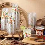 Mexican Fiesta Plastic Cups, 12oz Disposable Party Supplies (100pcs)