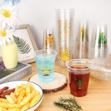 100 Mexican Fiesta Cups, 12oz Clear Party Drinkware (4 Styles)