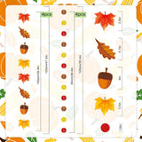 8 Pack Fall Maple Leaf Garland, Acorn & Leaf Hanging Banner, Autumn Party Decor