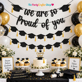 2026 Graduation Banner Set, Pre-Strung Tassel Decor, Class of 2026 Party Supplies