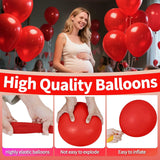 110 Red Latex Balloons, Mexican Independence Day Fiesta Decorations (12 Inch)