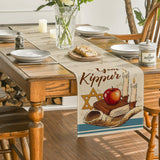 Yom Kippur Table Runner, 13x72 Inch, Jewish Holiday Decor, Hebrew Celebration (100% Polyester)