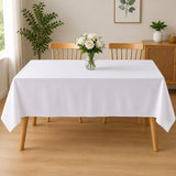 Washable Polyester Tablecloth, Wrinkle-Free, Spillproof, Outdoor Party Decor (60x84 Inch)