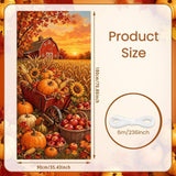 Rustic Fall Door Banner, Pumpkin Harvest Porch Decor (71x35 Inch)