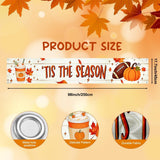 Fall Porch Banner, Autumn Yard Sign, Harvest Party Decoration (250x45cm)