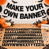 Reusable Letter Number Banner Set, 116 Paper Characters with 3 Ropes