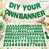DIY Glitter Banner Letters, Sturdy Cardstock for Birthdays Weddings