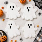 Halloween Napkins: Set of 50 Disposable Ghost Paper Servietts (6.5-Inch)