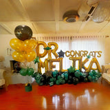 Gold Letter G Balloon, 40 Inch Mylar Foil for Events