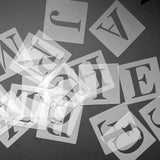 DIY Banner Kit: 18 Blank Pennants, 26 Letter Stencils (Cardstock)