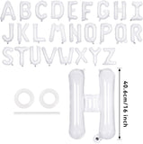 A to Z Foil Letter Balloon Set, 26 Alphabet Balloons (16 Inch)