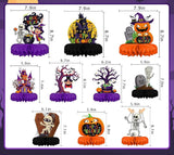 Happy Halloween Honeycomb Centerpieces: Thick Cardstock, Double-Sided Printing, Bright Colors