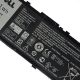 Genuine Dell MFKVP Battery 91Wh OEM Laptop Replacement Rechargeable Battery