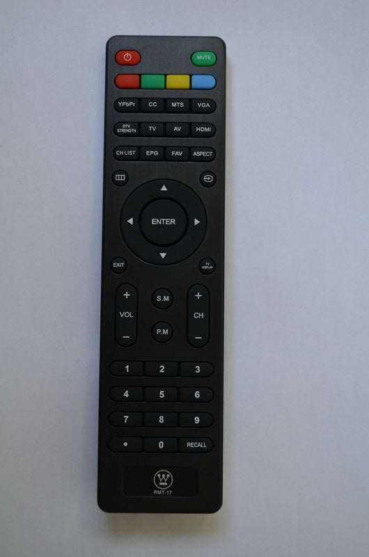 New Westinghouse Remote Control Rmt-17 For Ld-2480 Vr2218 Vr3215 Ew24T3 Ld3240