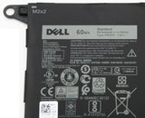 Genuine Dell PW23Y Battery 60Wh 7.6V OEM Laptop Replacement Rechargeable Battery