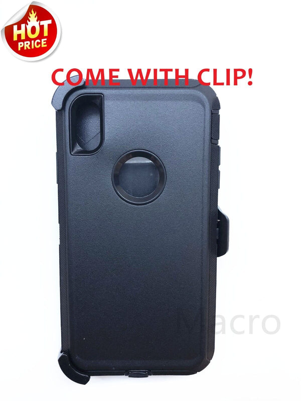 Heavy Duty Case For The Iphonexr(W/Belt Clip Fits )Black