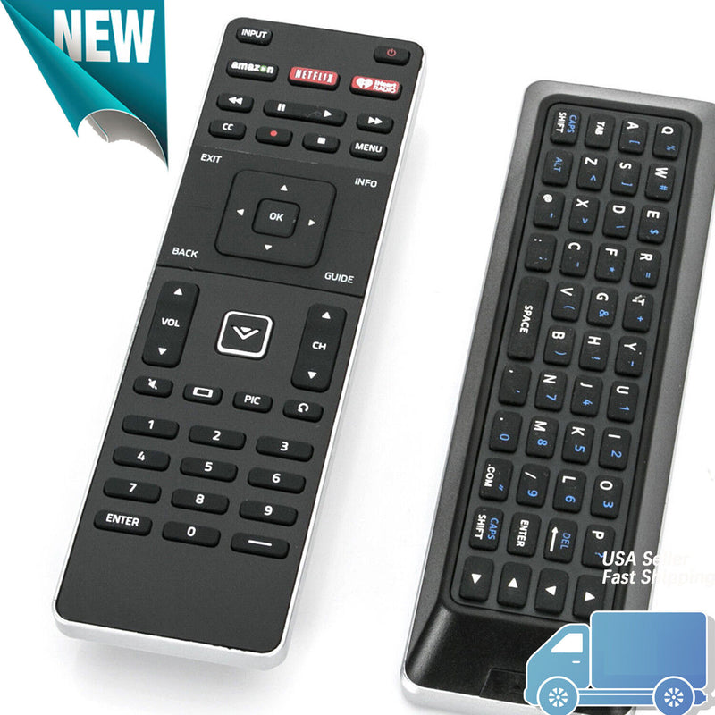 New For Vizio Qwerty Remote Xrt500 With Amazon Netflix Iheart For P1202Uib3