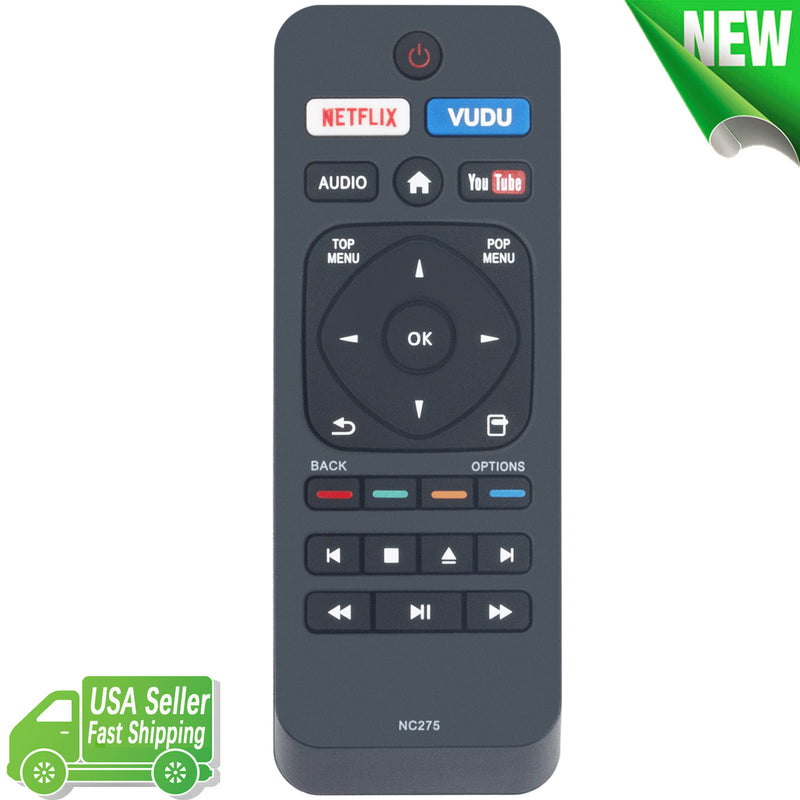 Nc275 Nc275Uh Replace Remote Control For Philips Blu-Ray Disc Dvd Player Bdp2501