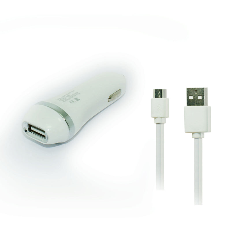 Car Charger+5Ft Long Usb Cord Cable For Consumer Cellular Link Ii 2, Link Phone