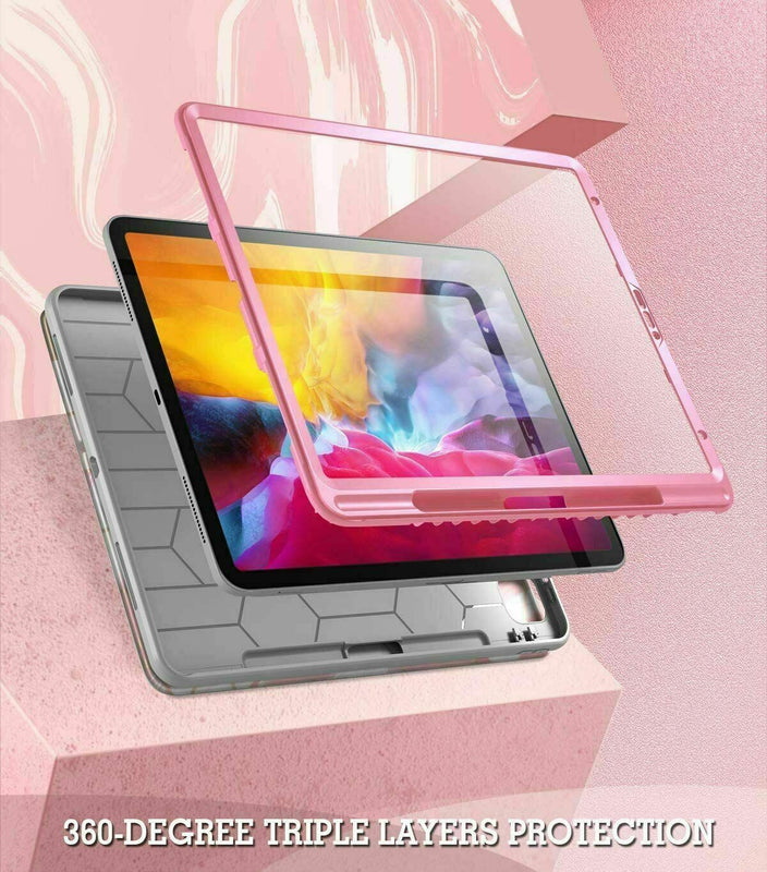 For Apple Ipad Pro 11 (2021) Tablet Case Scratch Resistant Shockproof Cover Pink
