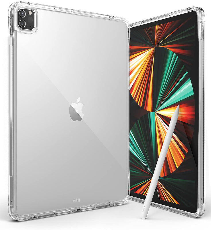Ipad Pro 12.9" 4Th Gen M1 Clear Case For Apple, Pencil Attach Charging Supported