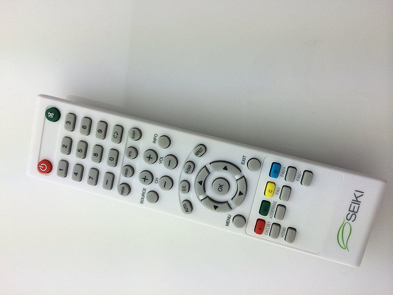 New Seiki White Color Tv Remote Control White Color Tv Se24Fe01-W