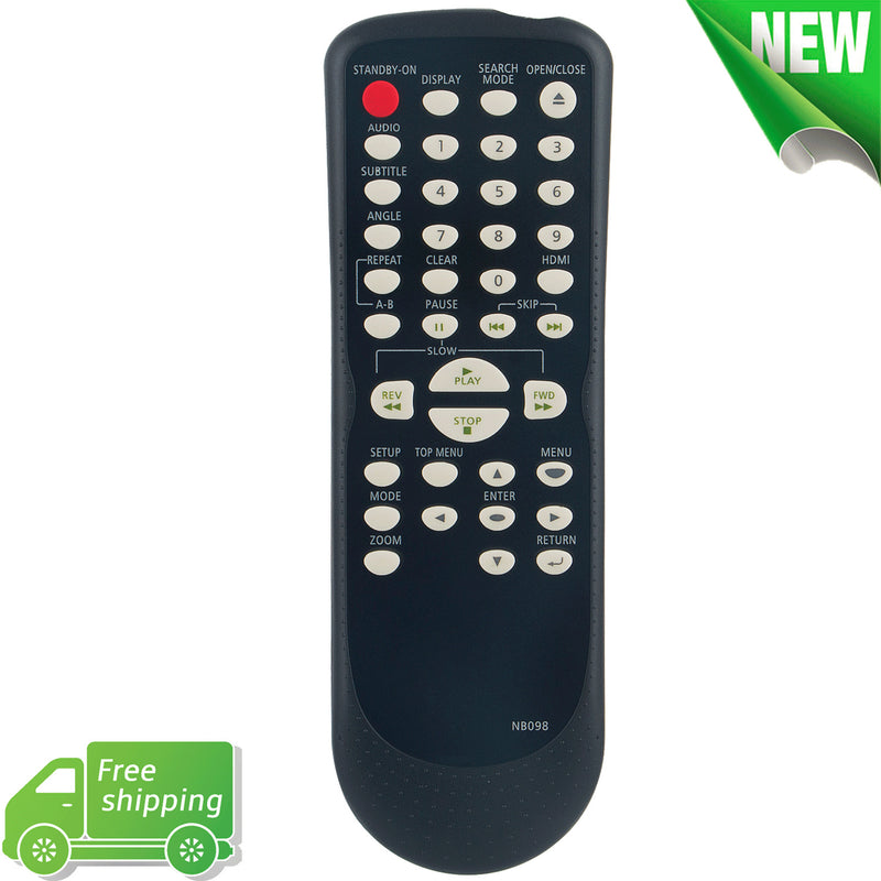 Nb098Ud Replace Remote Control For Magnavox Dvd Cd Player Mdv3110/F7 Mdv3000/F7