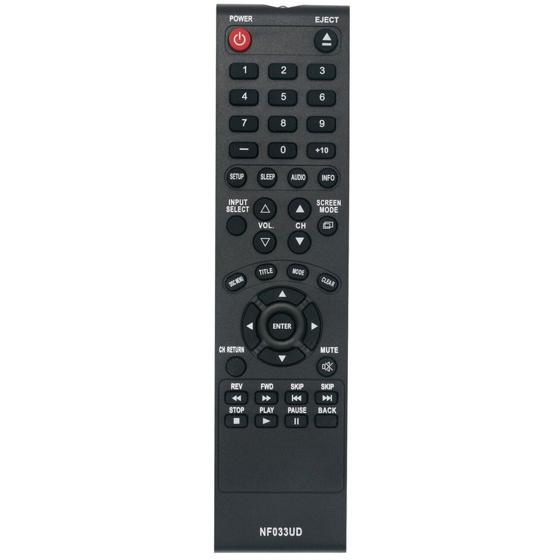 Nf033Ud Replaced Remote Control Fit For Sylvania Emerson Tv Dvd Player Ld190Ss1