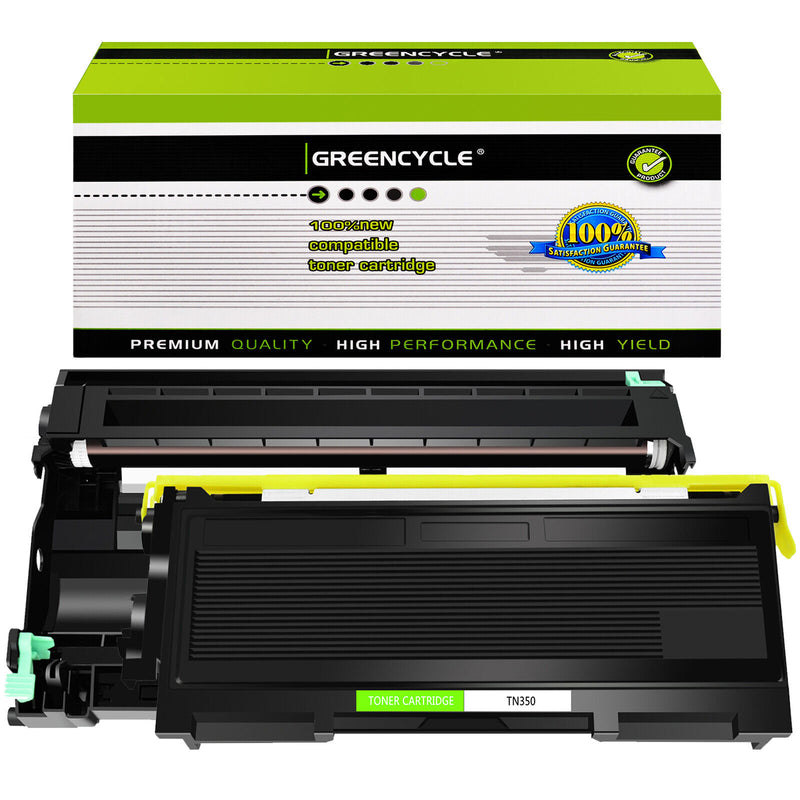GREENCYCLE TN350 Toner & DR350 Drum Compatible With Brother MFC-7420 7820N 7820D