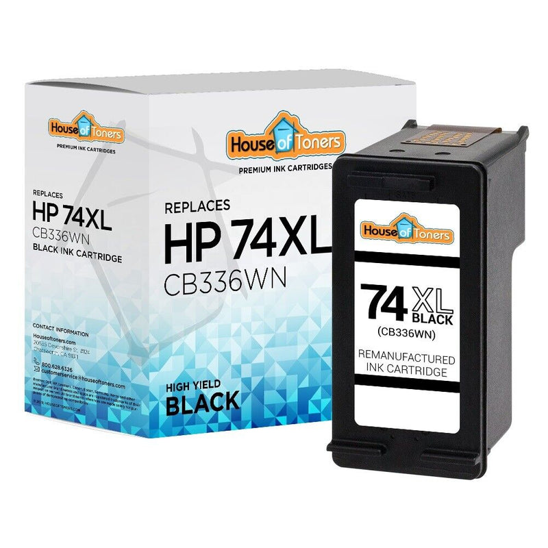 For Hp 74Xl Black Ink For Deskjet D4260 D4263 D4268 D4280 D4360 D4363 D4368