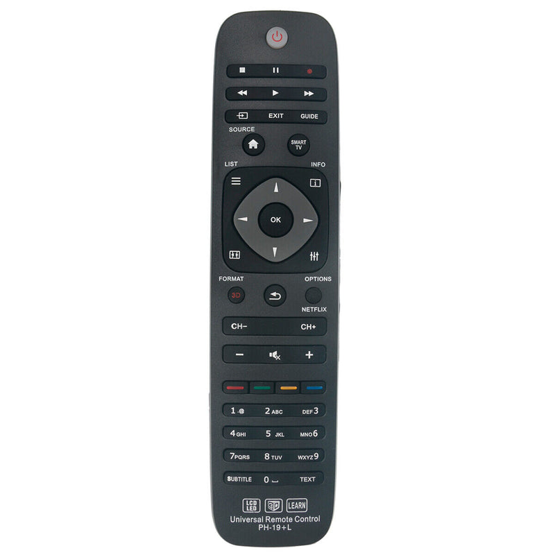 New Universal Ph-19 Remote Control For Philips Lcd Led Hdtv Learn 3D Smart Tv